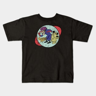 Cartoon Bad Guy and Dog Kids T-Shirt